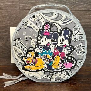 Vera Bradley Disney Whimsy Cosmetic Case, Mickey & Friends Paisley. NWT.